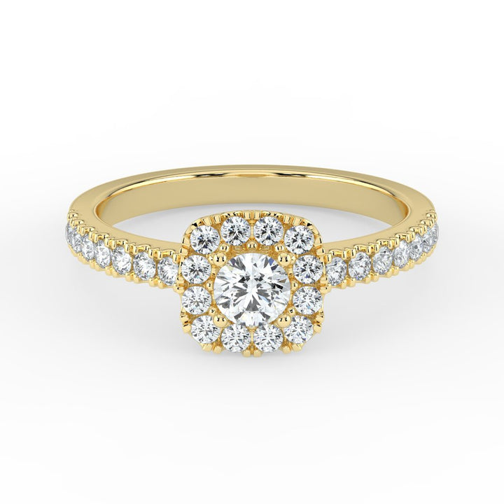 Kohinoor Valerie 0,44 ct timanttisormus keltakulta 14K 033-263-44 – tuotekuva 4