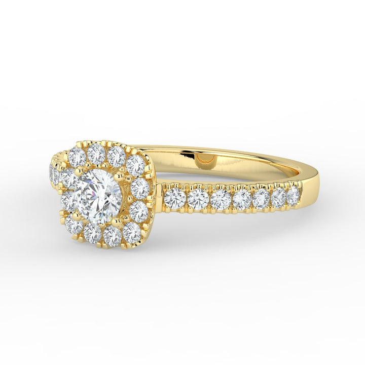 Kohinoor Valerie 0,44 ct timanttisormus keltakulta 14K 033-263-44 – tuotekuva 5