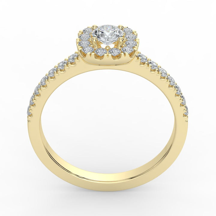 Kohinoor Valerie 0,44 ct timanttisormus keltakulta 14K 033-263-44 – tuotekuva 6