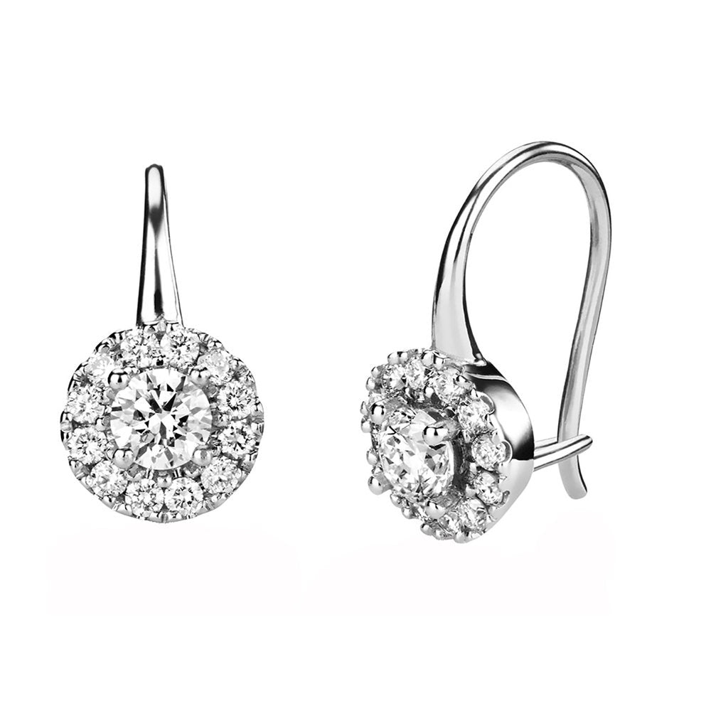 Kohinoor Valerie 0,60 ct timanttikorvakorut valkokulta 14k 143-264V-60 – tuotekuva