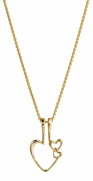 Lempikoru Onnenkantaja kullattu ring-holder 5205300500