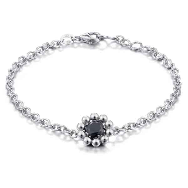 Lumoava Daisy rannekoru musta L53238160000