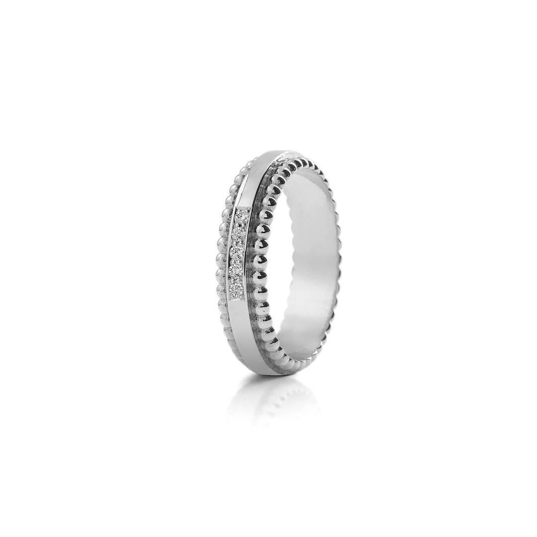 Lumoava Hertta timanttisormus 0,05 ct 14K valkokulta