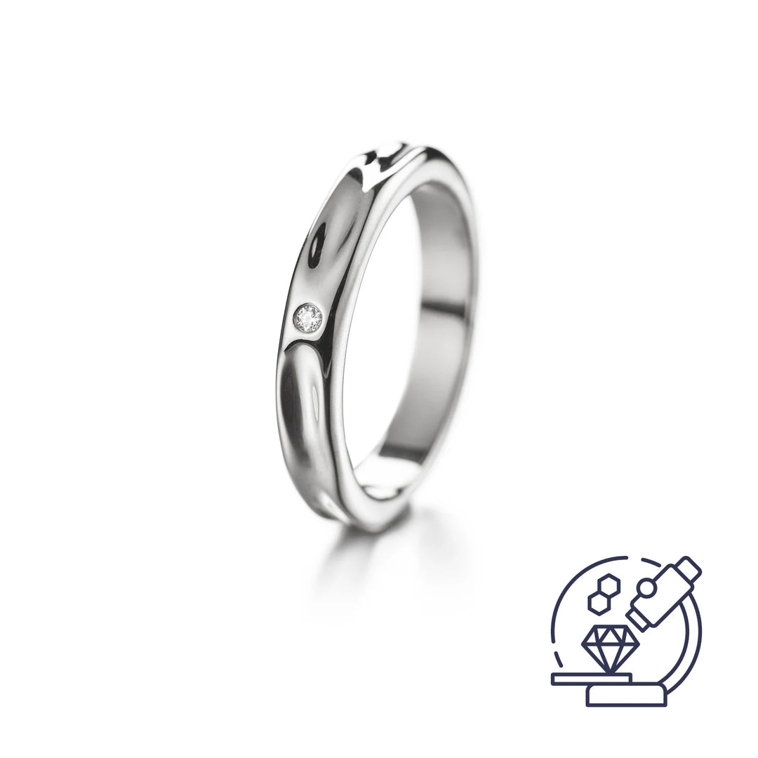 Lumoava Hunaja laboratoriotimanttisormus 0,03 ct 14k valkokulta – 824990000