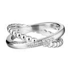 Lumoava Ikuisuus timanttisormus 0,07 ct 14K valkokulta
