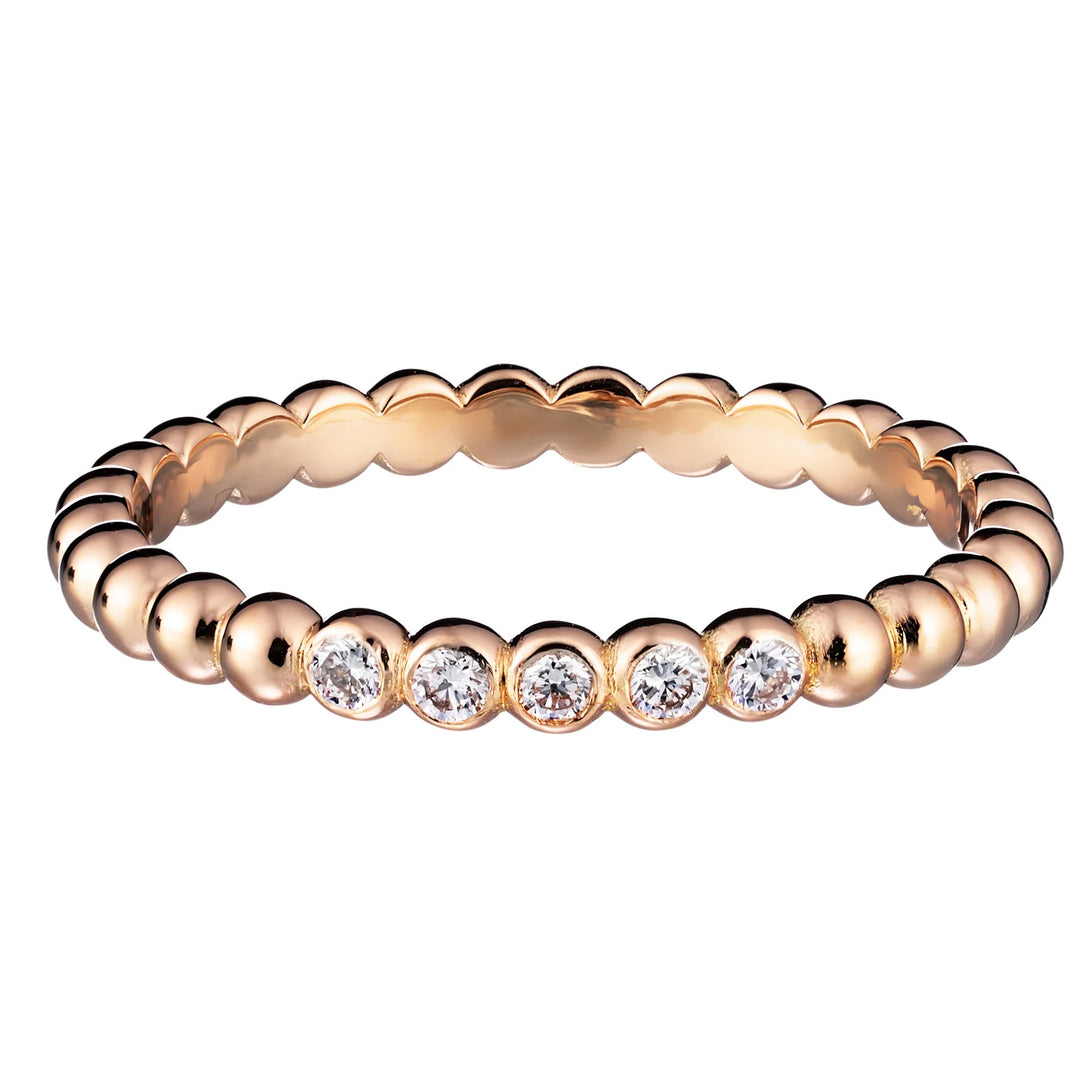 Lumoava Ikuisuus timanttisormus 0,10 ct 14K keltakulta