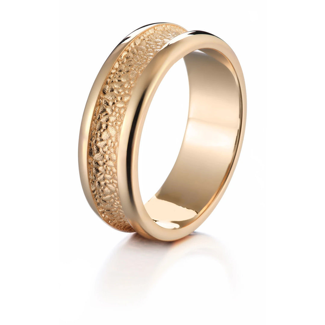 Lumoava Kätkö kihlasormus 7,8 mm 14K keltakulta