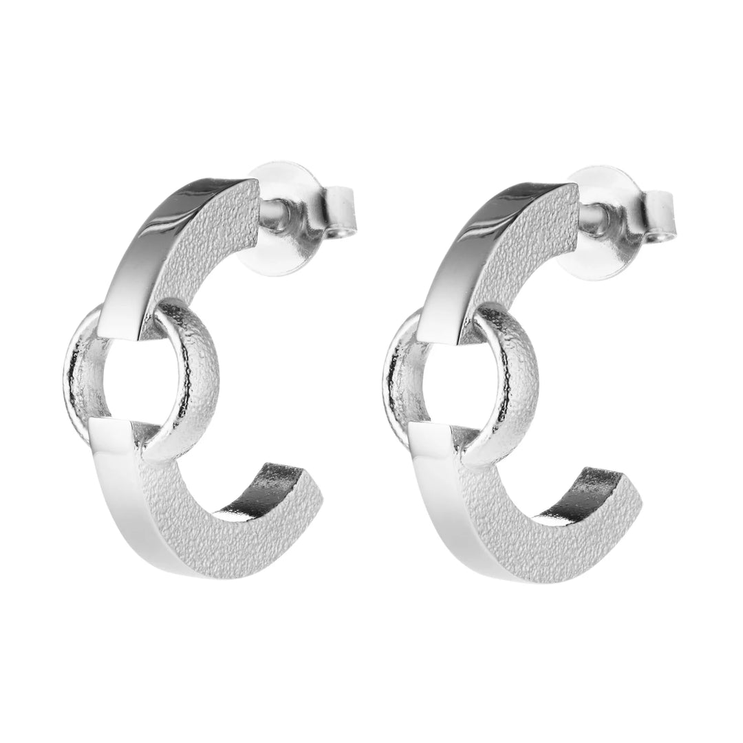 Lumoava neo korvarengas, hopea, 2x17mm, Ø7mm – L54263410000