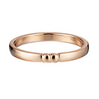 Lumoava Sinä & minä kihlasormus 2,4 mm 14K keltakulta