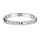 Lumoava Sinä & minä timanttisormus 0,06 ct 14K valkokulta