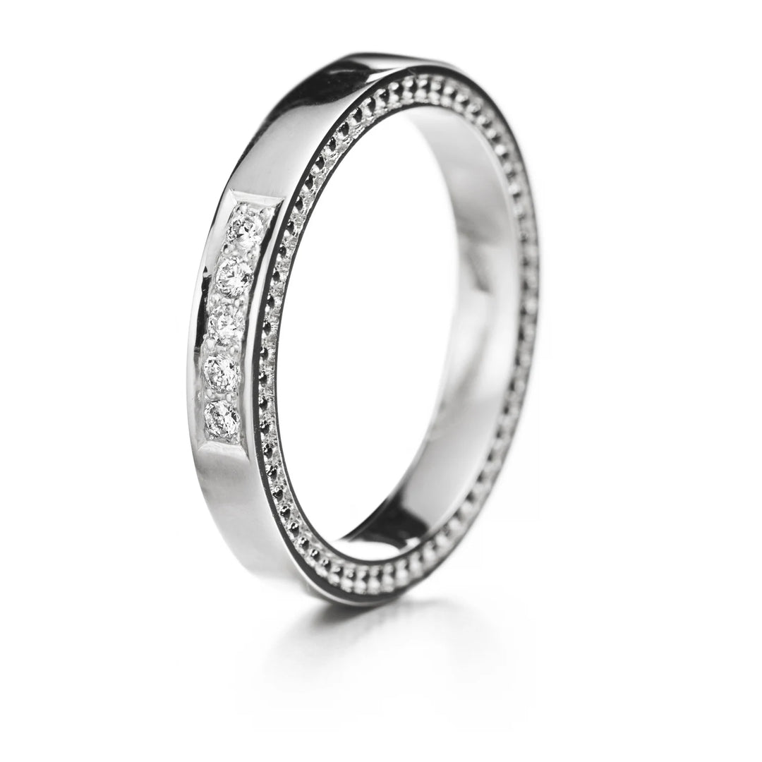 Lumoava Tahdon timanttisormus 0,10 ct 14K valkokulta