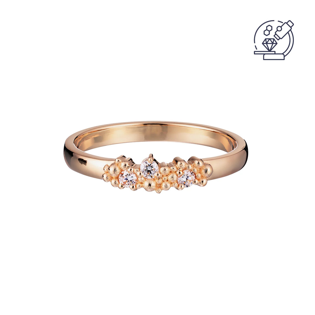 Lumoava Tiara laboratoriotimanttisormus 0,09 ct 14k keltakulta – L72261419000