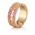 Lumoava Tiara safiirisormus 14K keltakulta