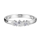 Lumoava Tiara timanttisormus 0,09 ct 14K valkokulta