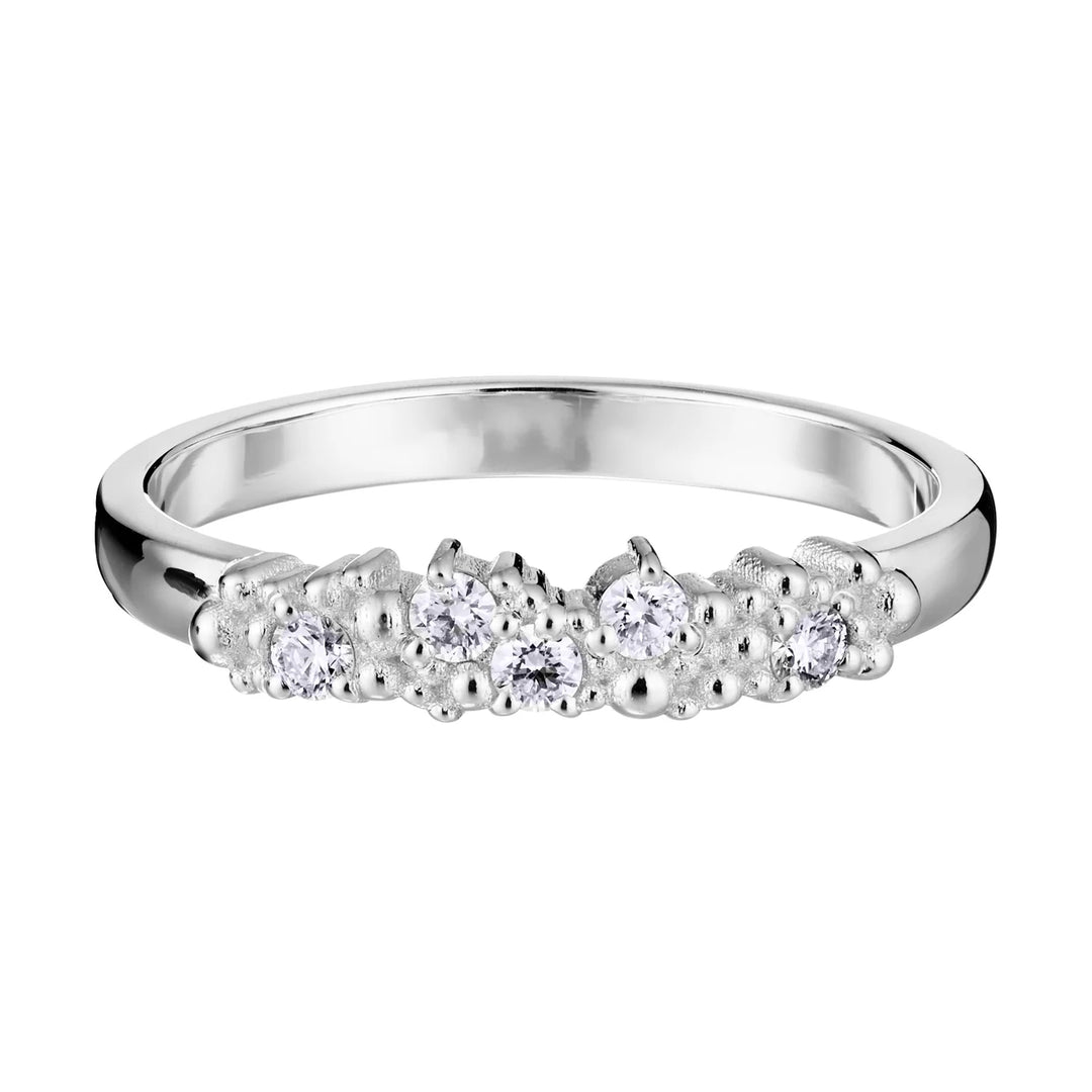 Lumoava Tiara timanttisormus 0,15 ct 14K valkokulta