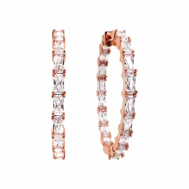 Marmara Sterling Infinity ruusukullatut hopeakorvakorut