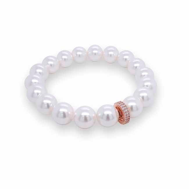 Marmara Sterling helmirannekoru ruusukullatulla hopeisella helalla