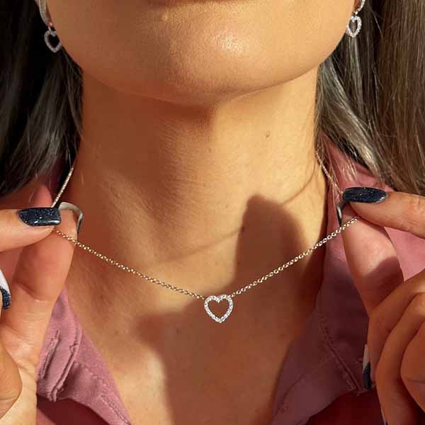 Marmara Sterling ruusukullattu kaulakoru KE931G