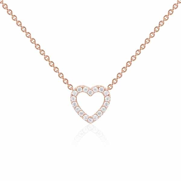 Marmara Sterling ruusukullattu kaulakoru KE931G