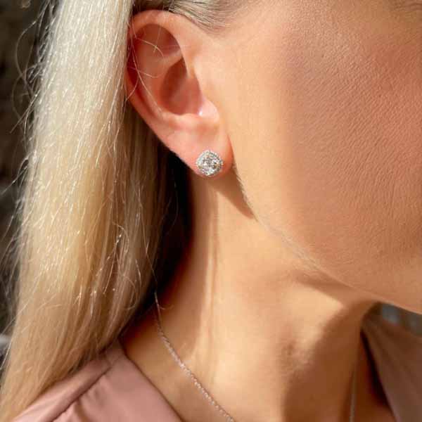 Marmara Sterling hopeakorvakorut halo KR884RYG