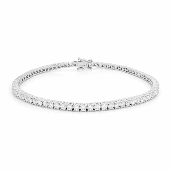 Marmara Sterling hopeinen rannekoru zirkoneilla KV856