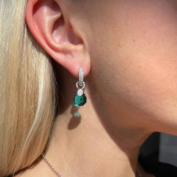 Marmara Sterling hopeiset korvakoruhelat KR867EM