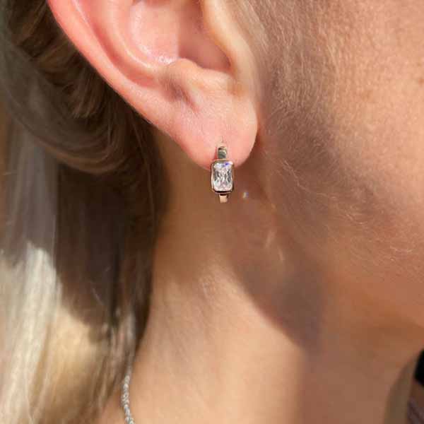 Marmara Sterling hopeiset korvarenkaat KR872WHG