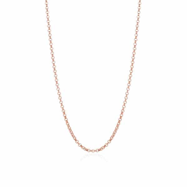 Marmara Sterling ruusukullattu hopeinen papuketju SK63G