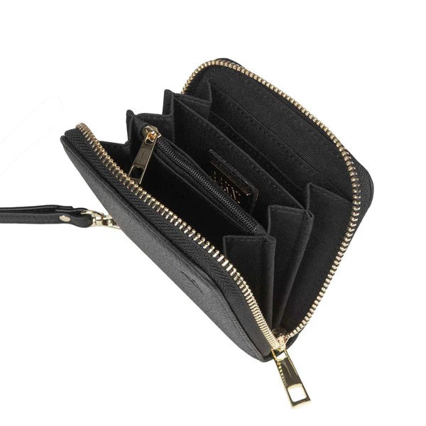 Aarni Mini Clutch-lompakko musta/kulta Aarni