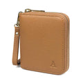 Aarni Mini Clutch Wallet Cognac/Gold
