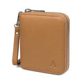 Aarni Mini Clutch Wallet Cognac/Silver