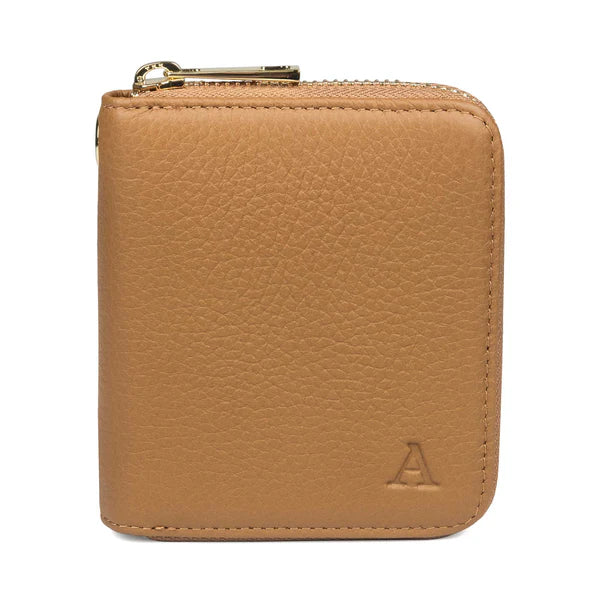 Aarni Mini Clutch-lompakko konjakki/Kulta Aarni