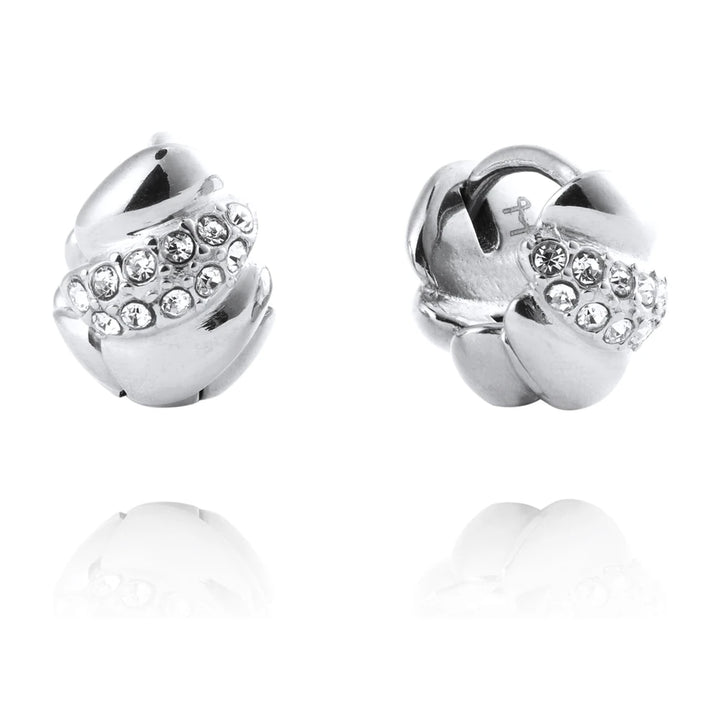 Mockberg Noela Small Hoops hopeanväriset korvarenkaat MB1926 – tuotekuva 1