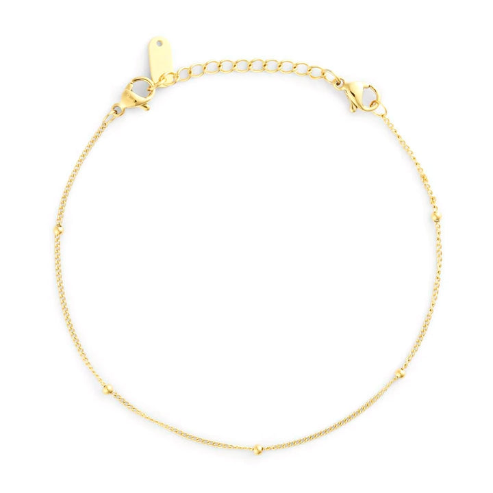 Mockberg Beaded Chain kullattu rannekoru – tuotekuva 1