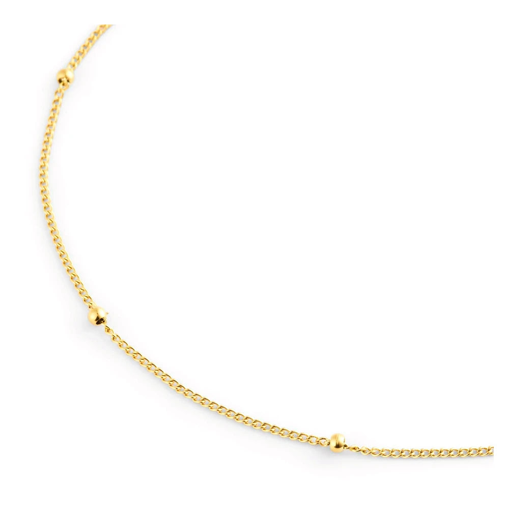 Mockberg Beaded Chain kullattu rannekoru – tuotekuva 2