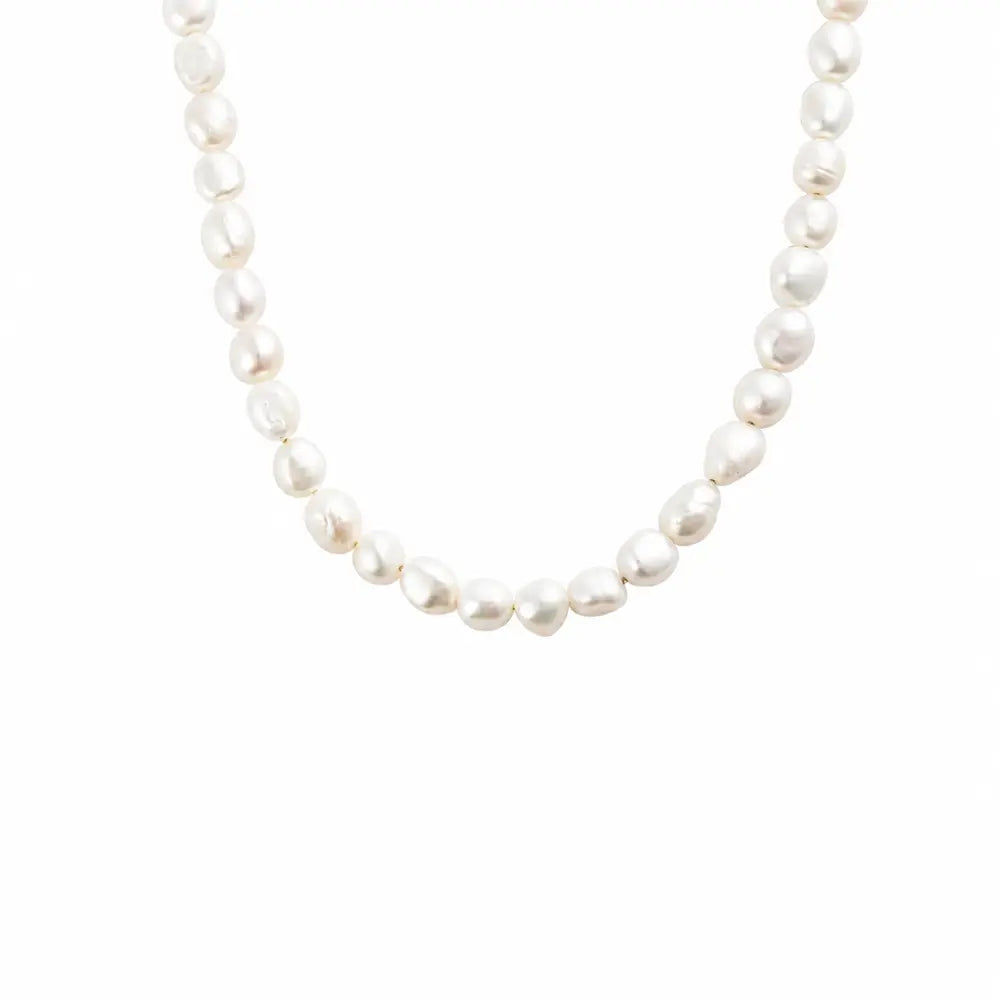 Mockberg Aura Pearl -kaulakoru, kullattu MB2052