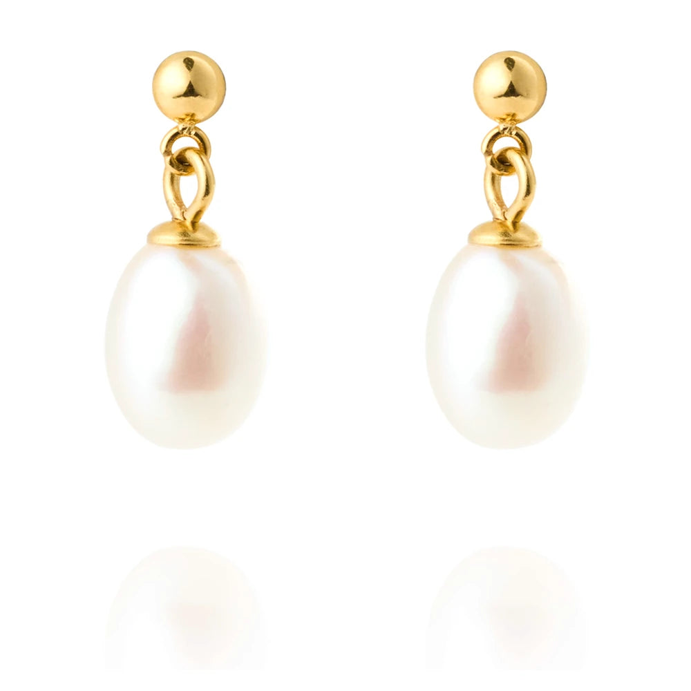 Mockberg Aura Pearl kullatut korvakorut MB2076 – tuotekuva 2