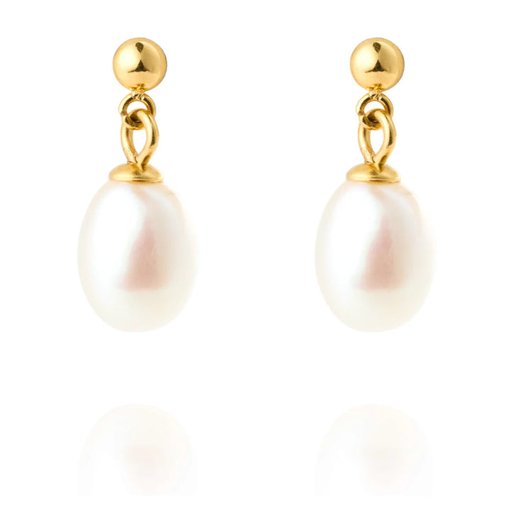 Mockberg Aura Pearl kullatut korvakorut MB2076 – tuotekuva 2