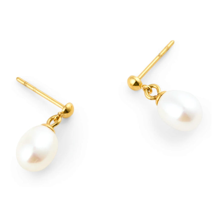 Mockberg Aura Pearl kullatut korvakorut MB2076 – tuotekuva 3