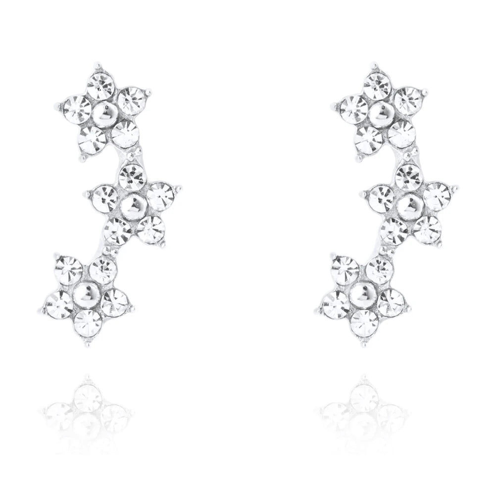 Mockberg Ellie (Spring) Studs hopeanväriset nappikorvakorut MB2077 – tuotekuva 2