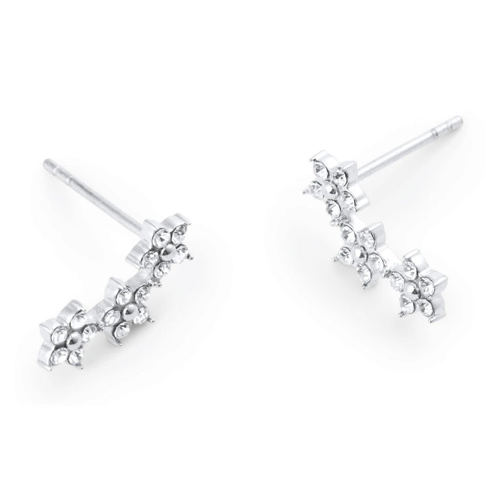 Mockberg Ellie (Spring) Studs hopeanväriset nappikorvakorut MB2077 – tuotekuva 3