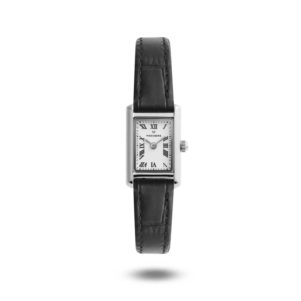 Mockberg Timeless Leather Petite Steel MB2356
