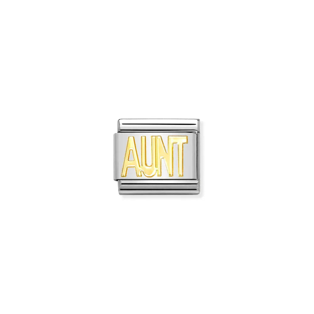 Nomination-pala Classic Gold AUNT - Bonded 030107/16