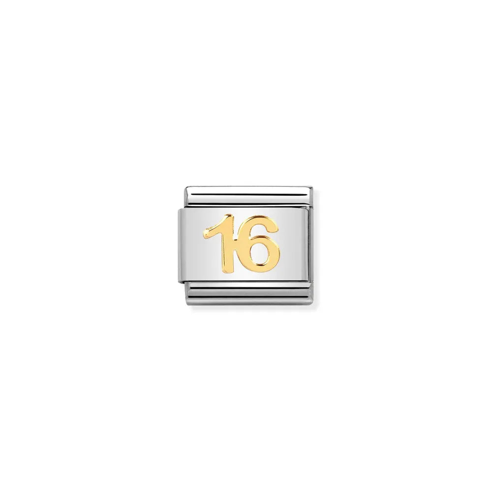 Nomination-pala Classic Gold Numero 16 030109/35