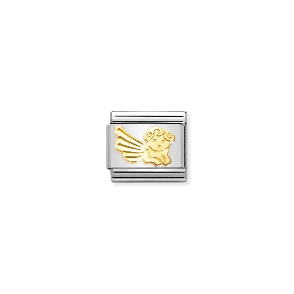 Nomination-pala Classic Gold Enkeli, Kaiverrettu kuvio 030149/46