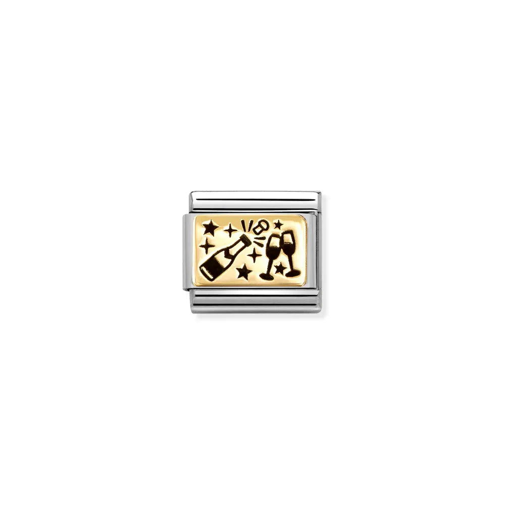 Nomination-pala Classic Gold Samppanjalasit 030166/61