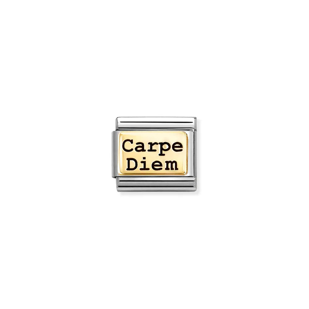 Nomination-pala Classic Gold CARPE DIEM 030166/73
