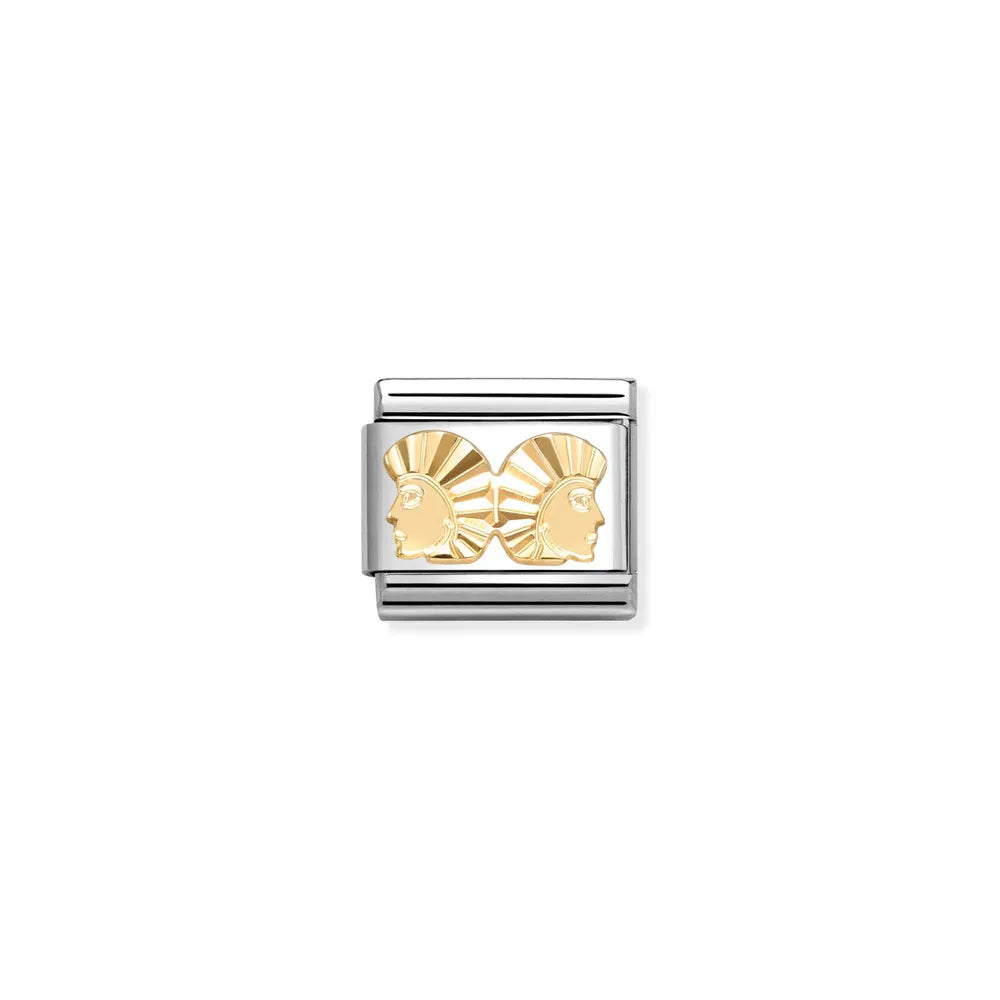 Nomination-pala Classic Gold Kaksoset, Kaiverrettu kuvio 030167/03