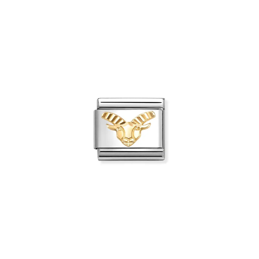 Nomination-pala Classic Gold Kauris, Kaiverrettu kuvio 030167/10