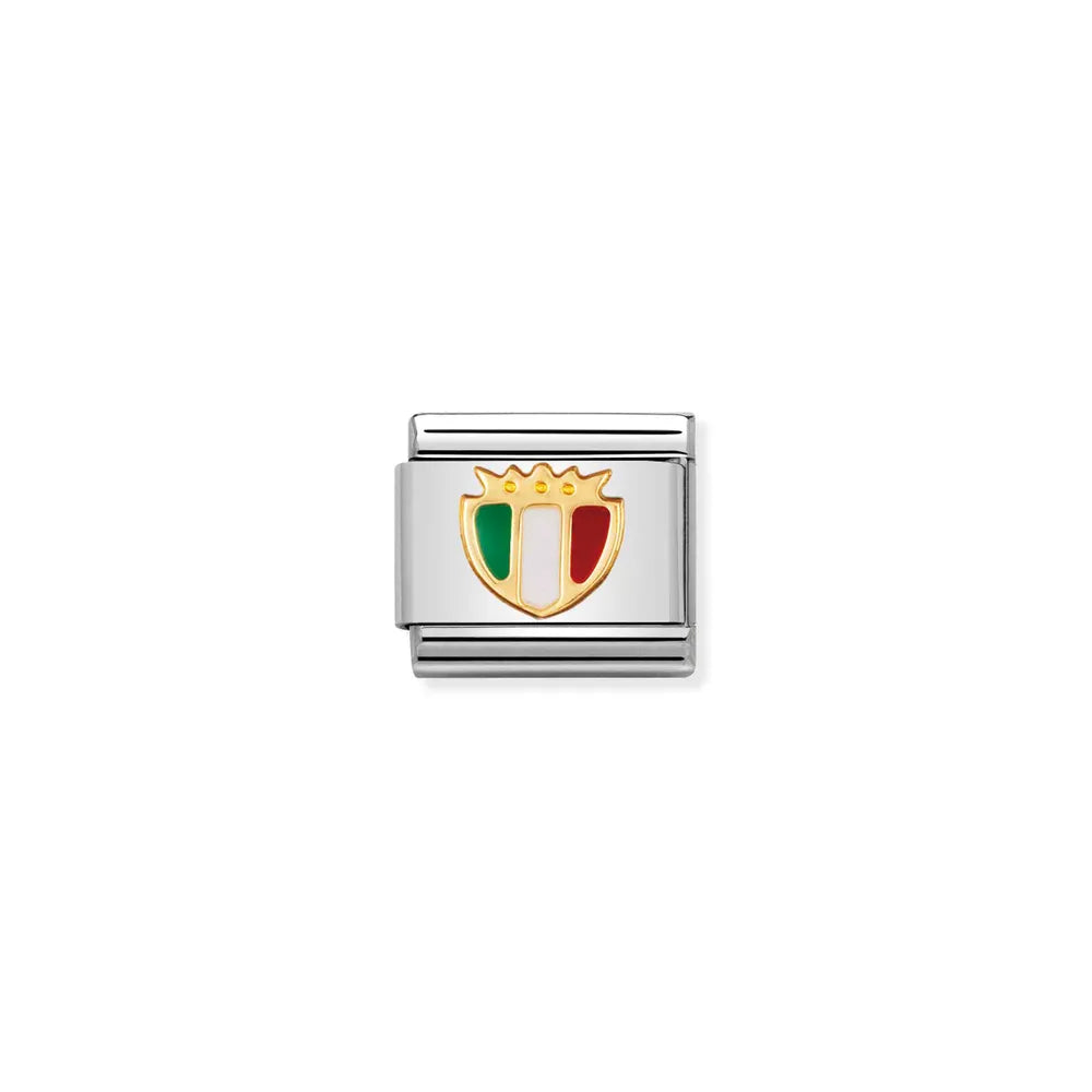 Nomination-pala Classic Gold Italian lippukilpi 030204/02